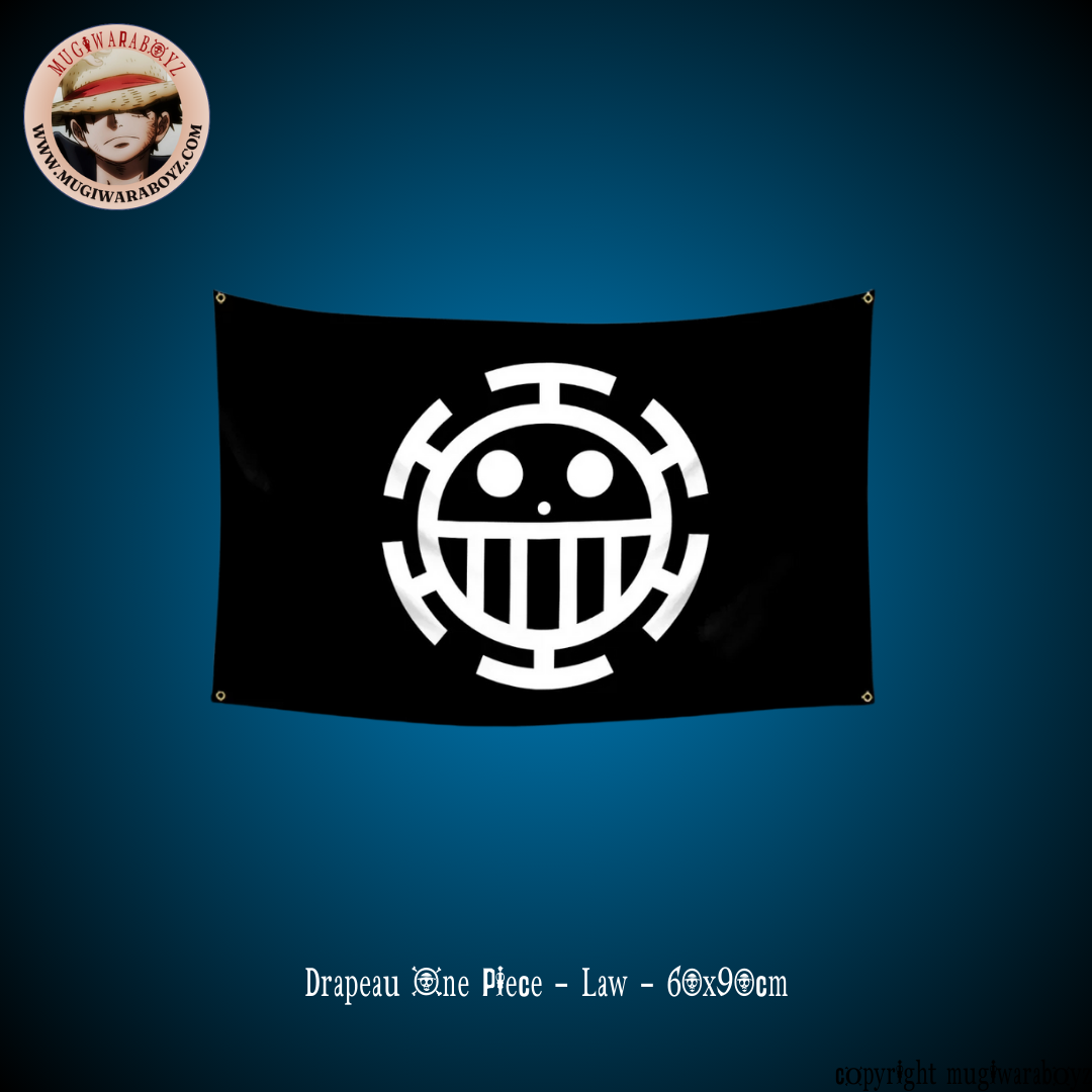 Drapeau One Piece - Law