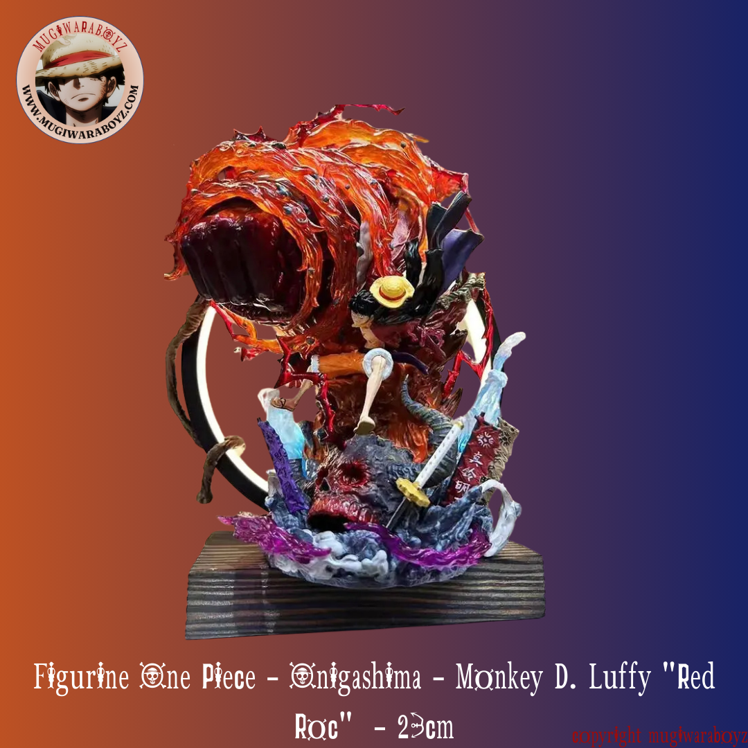Figurine One Piece - Onigashima - Monkey D. Luffy "Red Roc"