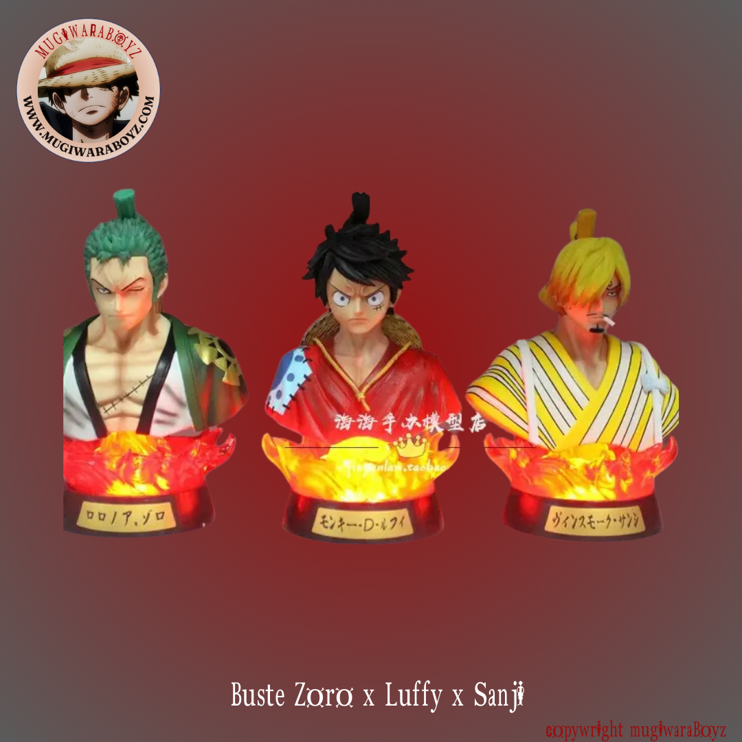 Figurine One Piece - Buste Equipage Mugiwara