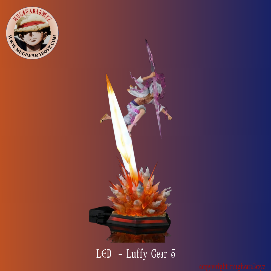 Figurine One Piece LED  - Luffy Gear 5