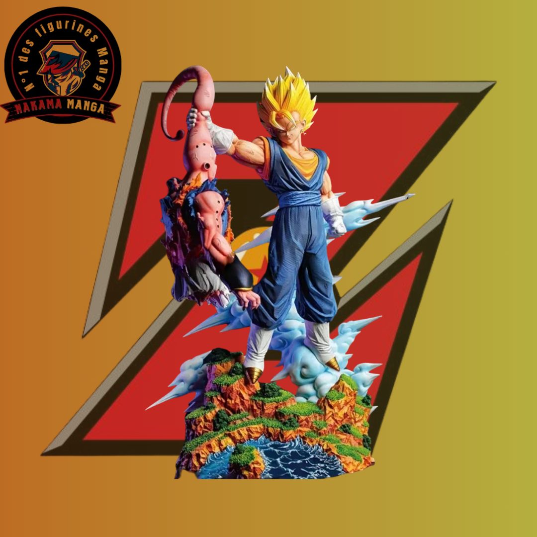 Figurine Dragon Ball Z - Vegeto SSJ vs Majin Buu