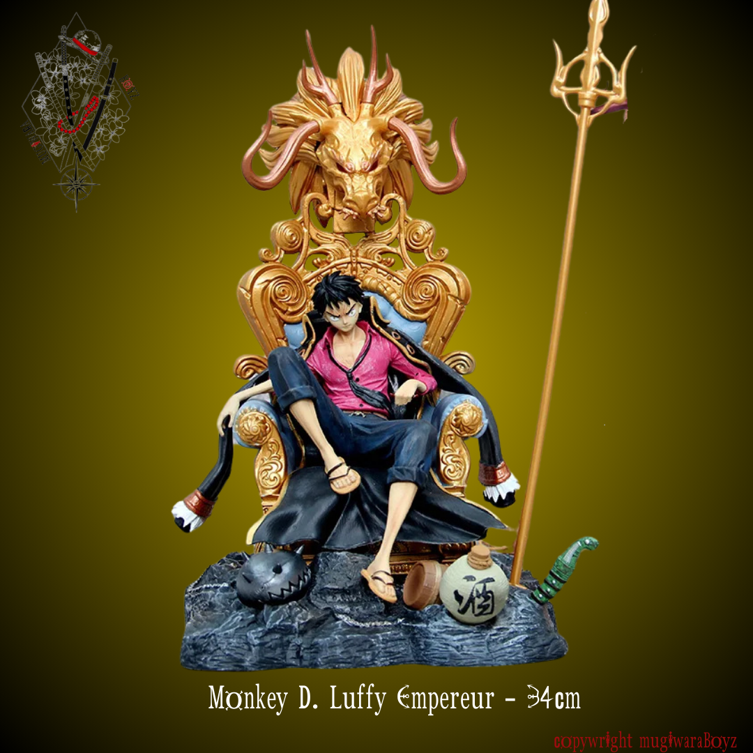 Figurine One Piece - Trône Monkey D. Luffy