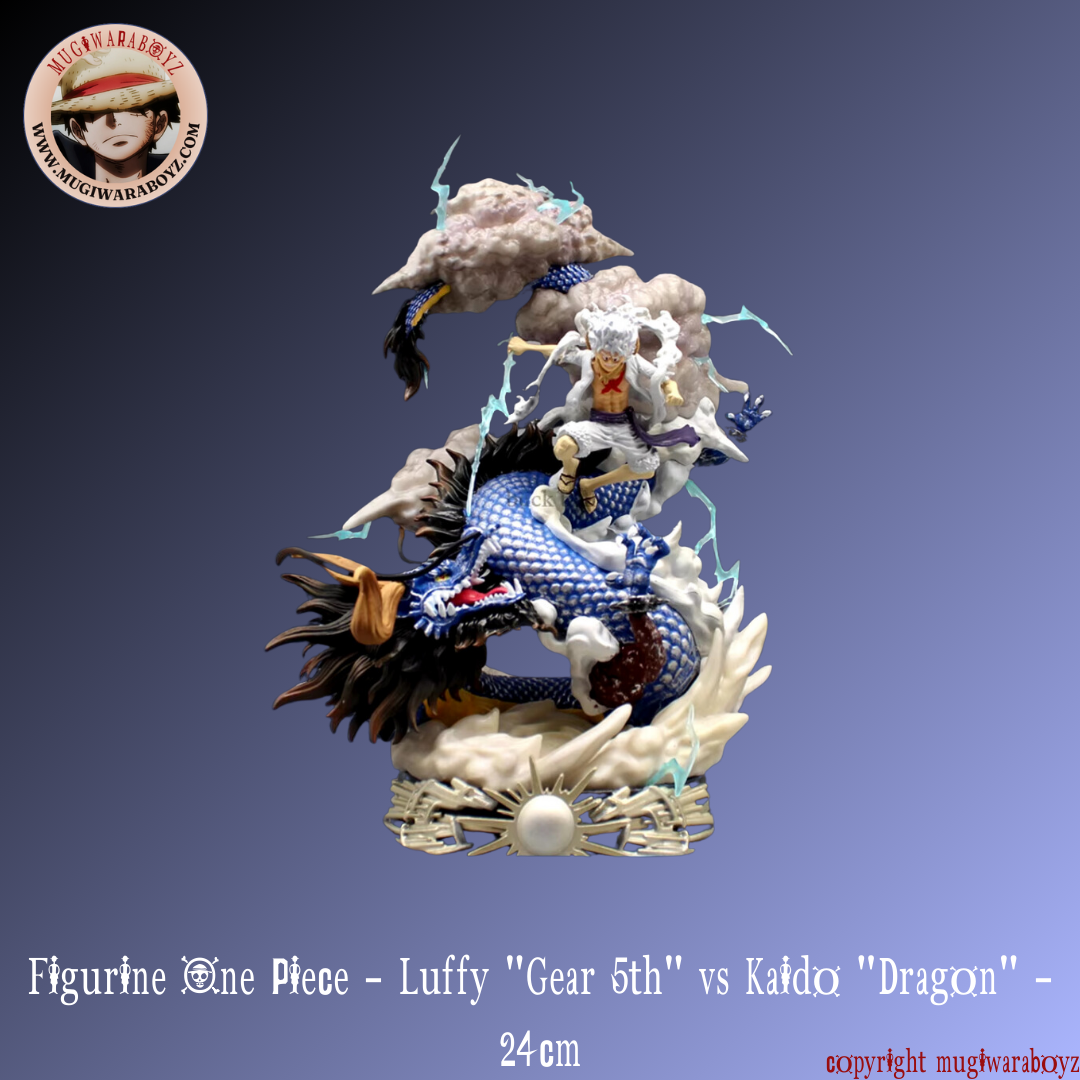 One Piece Figure - Luffy "Gear 5th" vs Kaido "Dragon"