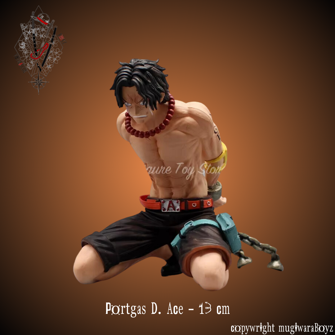 Figurine One Piece - Portgas D. Ace "Marine ford"