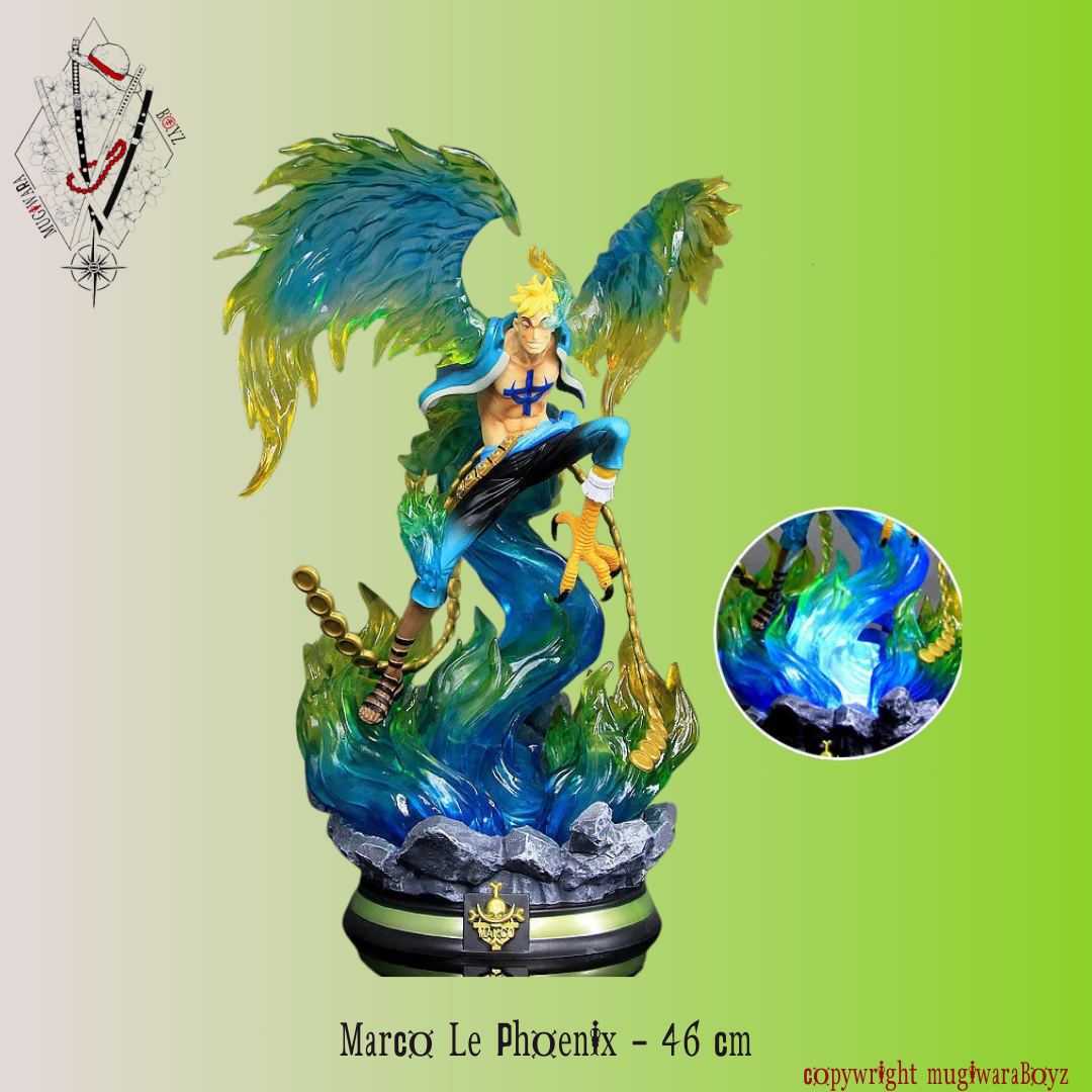 Figurine One Piece LED - Edition Prestige -  Marco "Le Phoenix"