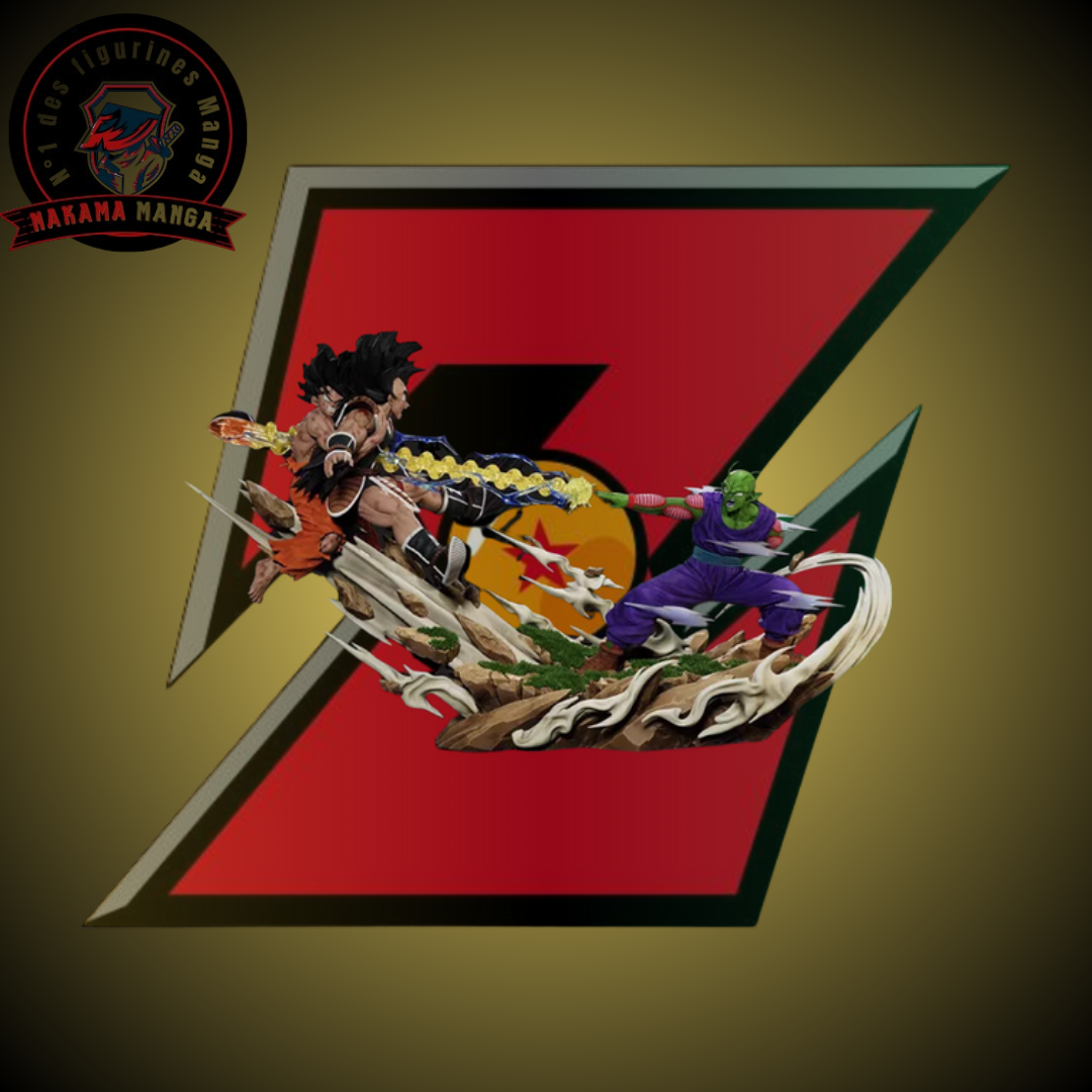 Figurine Dragon Ball Z - Piccolo & Goku vs Radditz