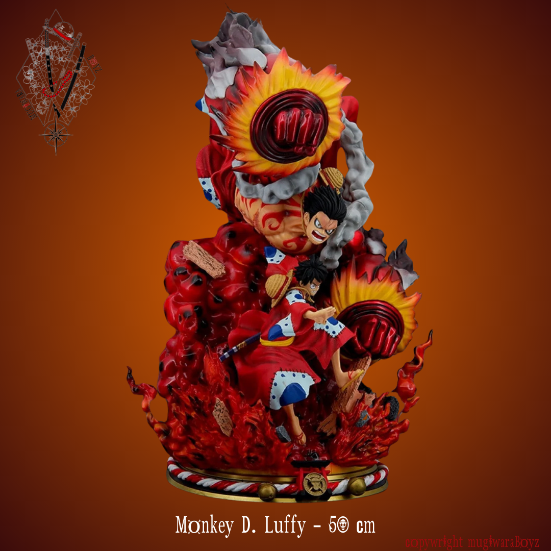 one piece figuren ruffy gear 4 One piece figurine