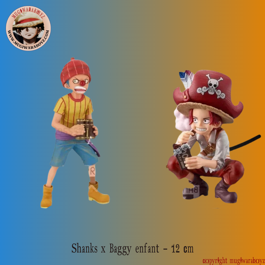 Figurine One Piece - Pack Shanks x Baggy enfant