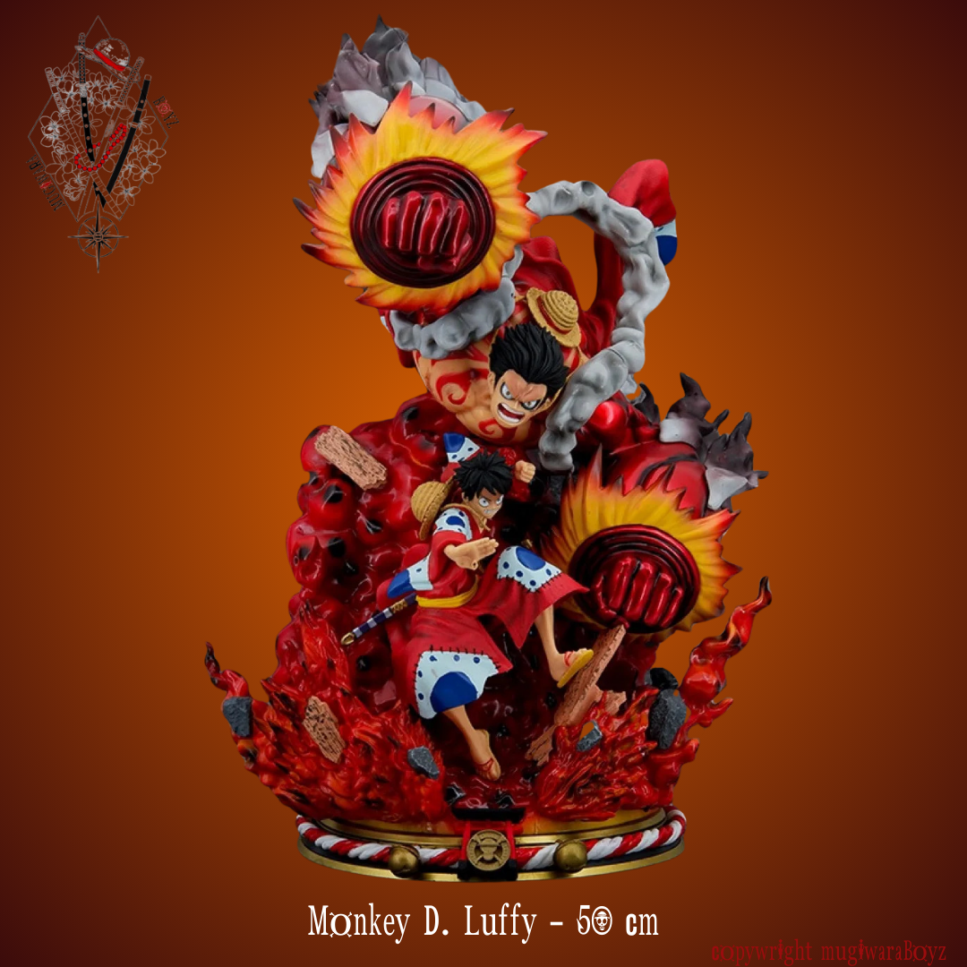 Figurine One piece - Monkey D Luffy : Wano Kuni / Monkey D Luffy : Gear 4 Boundman