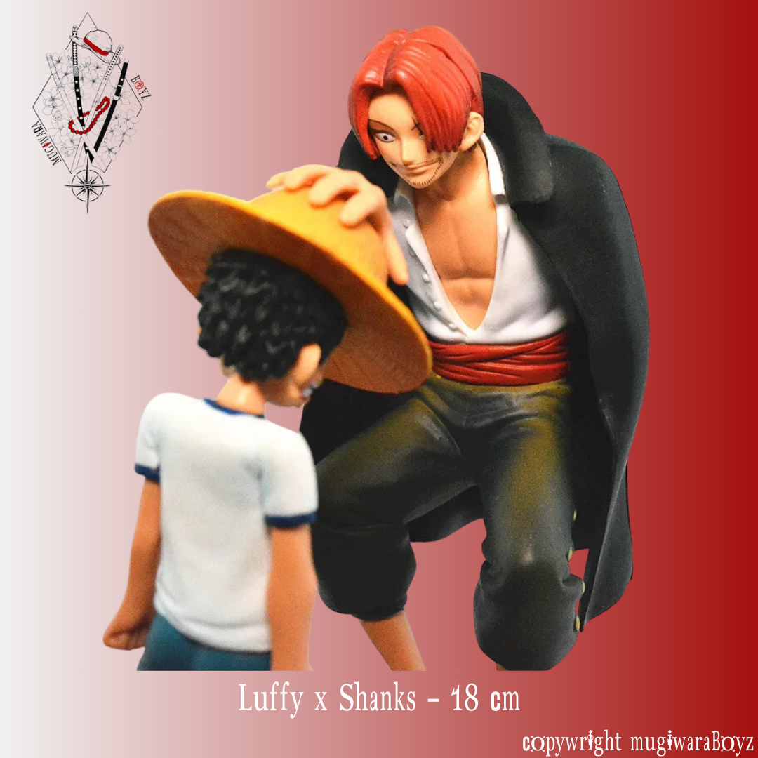 One Piece Figure - Luffy x Shanks