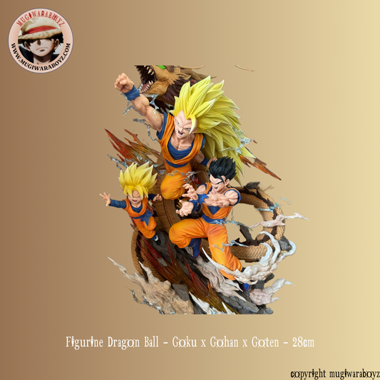 Figurine Dragon Ball - Goku x Gohan x Goten