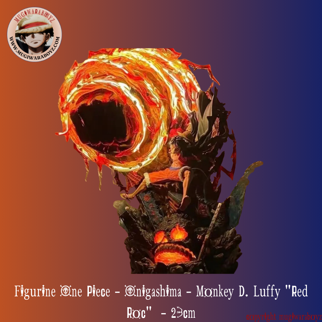 Figurine One Piece - Onigashima - Monkey D. Luffy "Red Roc"