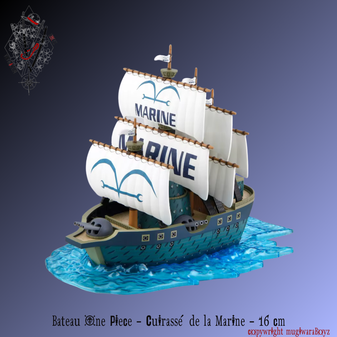 Bateau One Piece - Cuirassé de la Marine