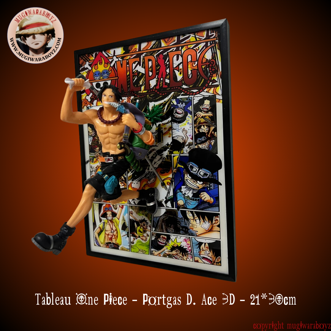 One Piece Painting - Portgas D. Ace 3D