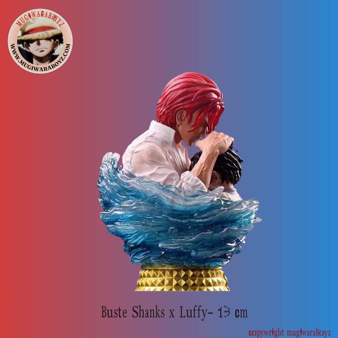 Figurine One Piece - Buste Shanks x Luffy