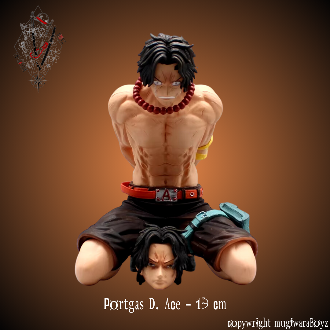 Figurine One Piece - Portgas D. Ace "Marine ford"