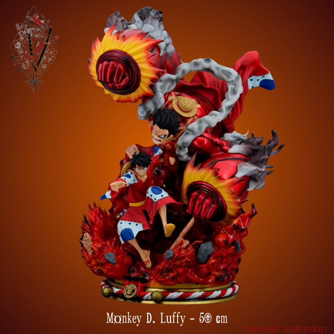 Figurine One piece - Monkey D Luffy : Wano Kuni / Monkey D Luffy : Gear 4 Boundman