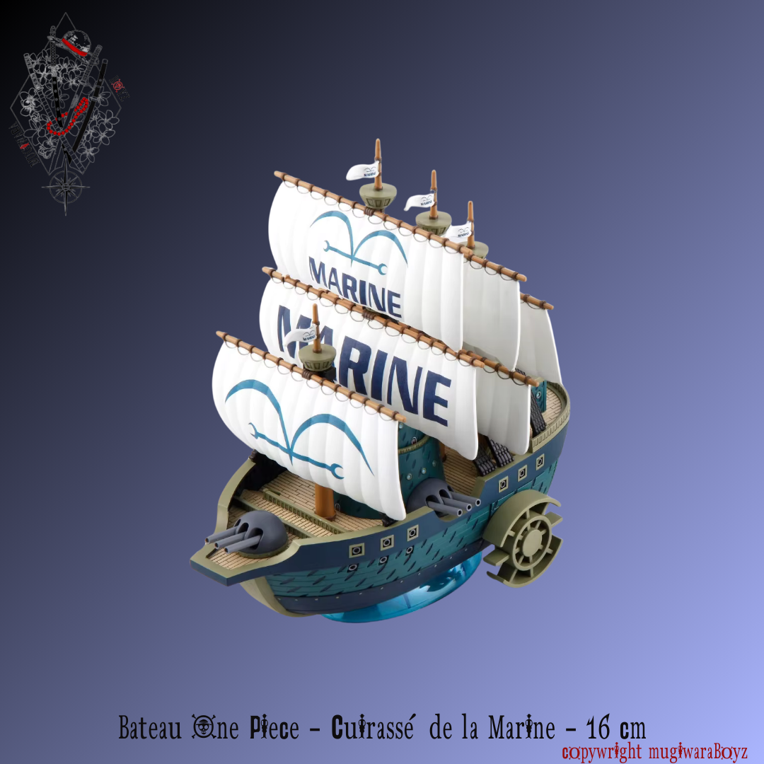 Bateau One Piece - Cuirassé de la Marine