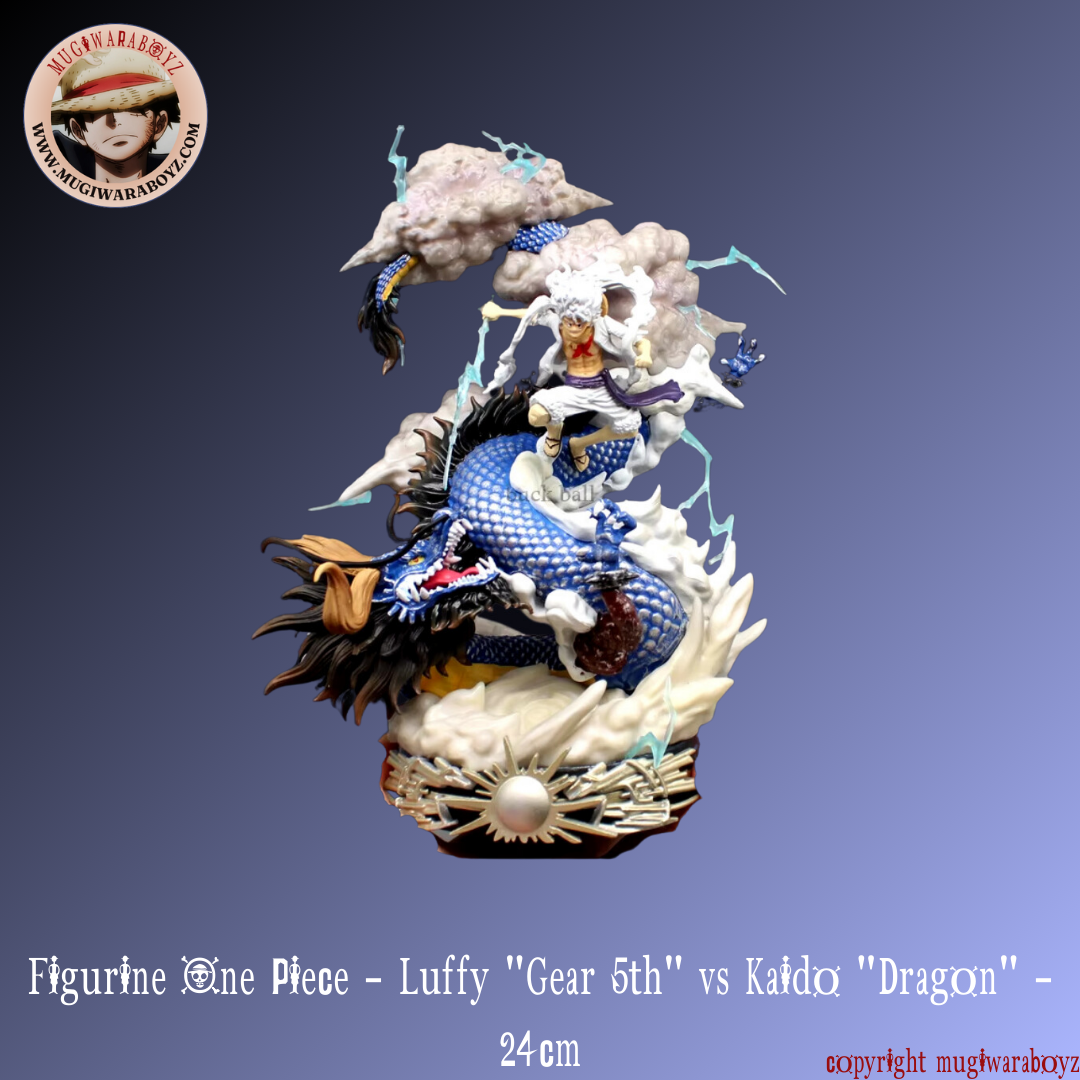 One Piece Figure - Luffy "Gear 5th" vs Kaido "Dragon"