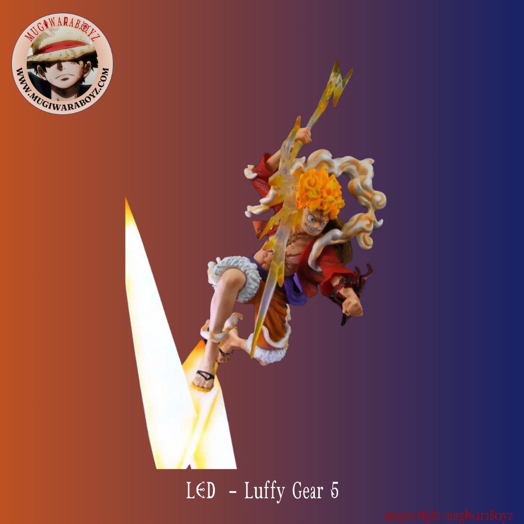 Figurine One Piece LED  - Luffy Gear 5
