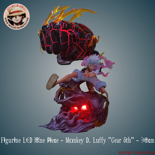 Figurine LED One Piece - Monkey D. Luffy "Gear 5th"