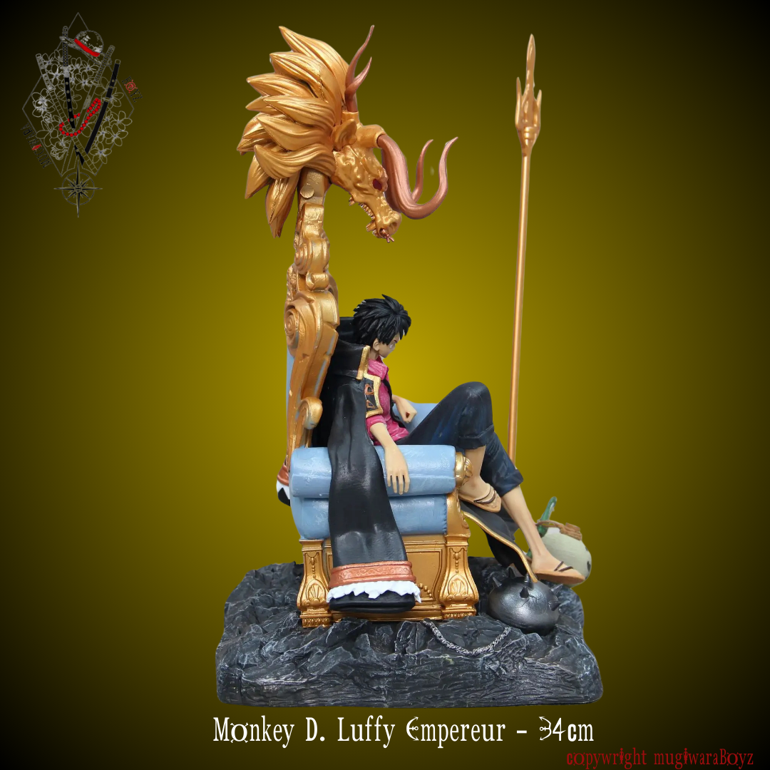 Figurine One Piece - Trône Monkey D. Luffy