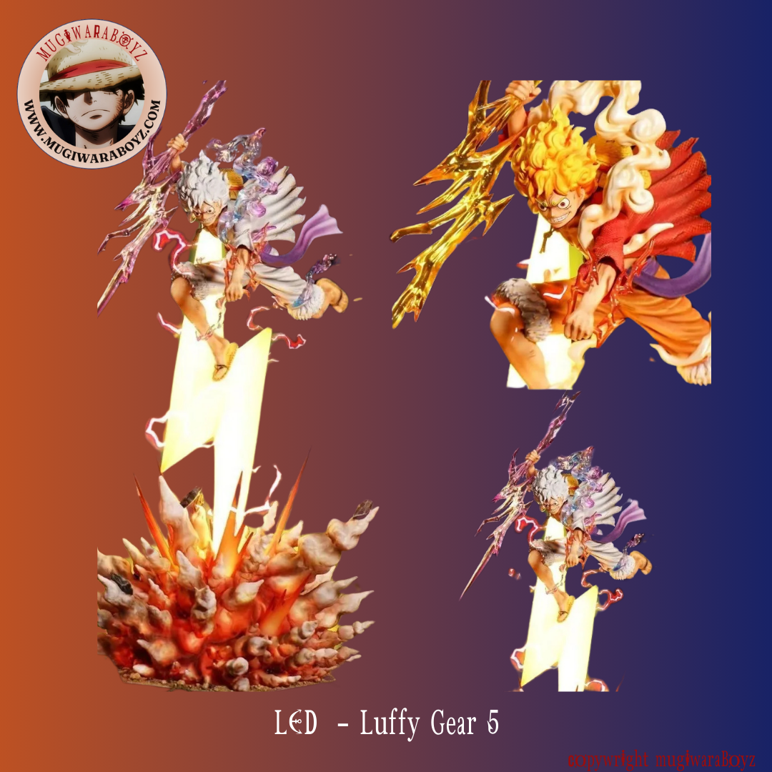 Figurine One Piece LED  - Luffy Gear 5