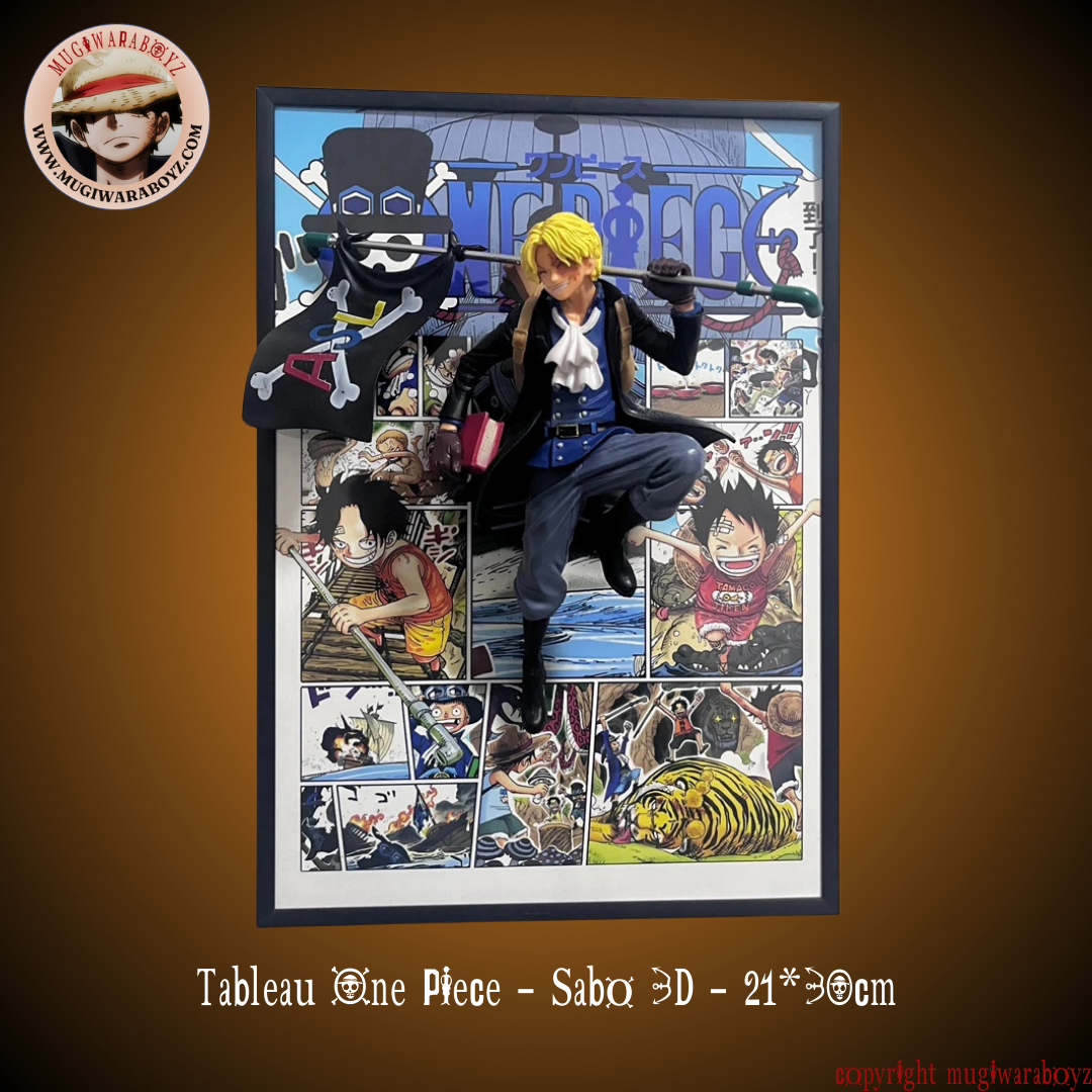 Tableau One Piece - Sabo 3D