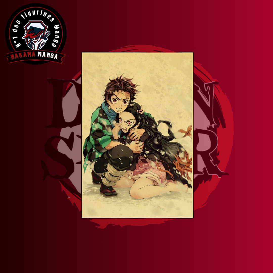 Tableaux Demon Slayer - Tanjiro & Nezuko