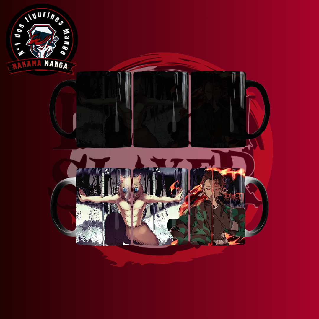 Tasse Thermosensible Demon Slayer - Inosuke & Tanjiro