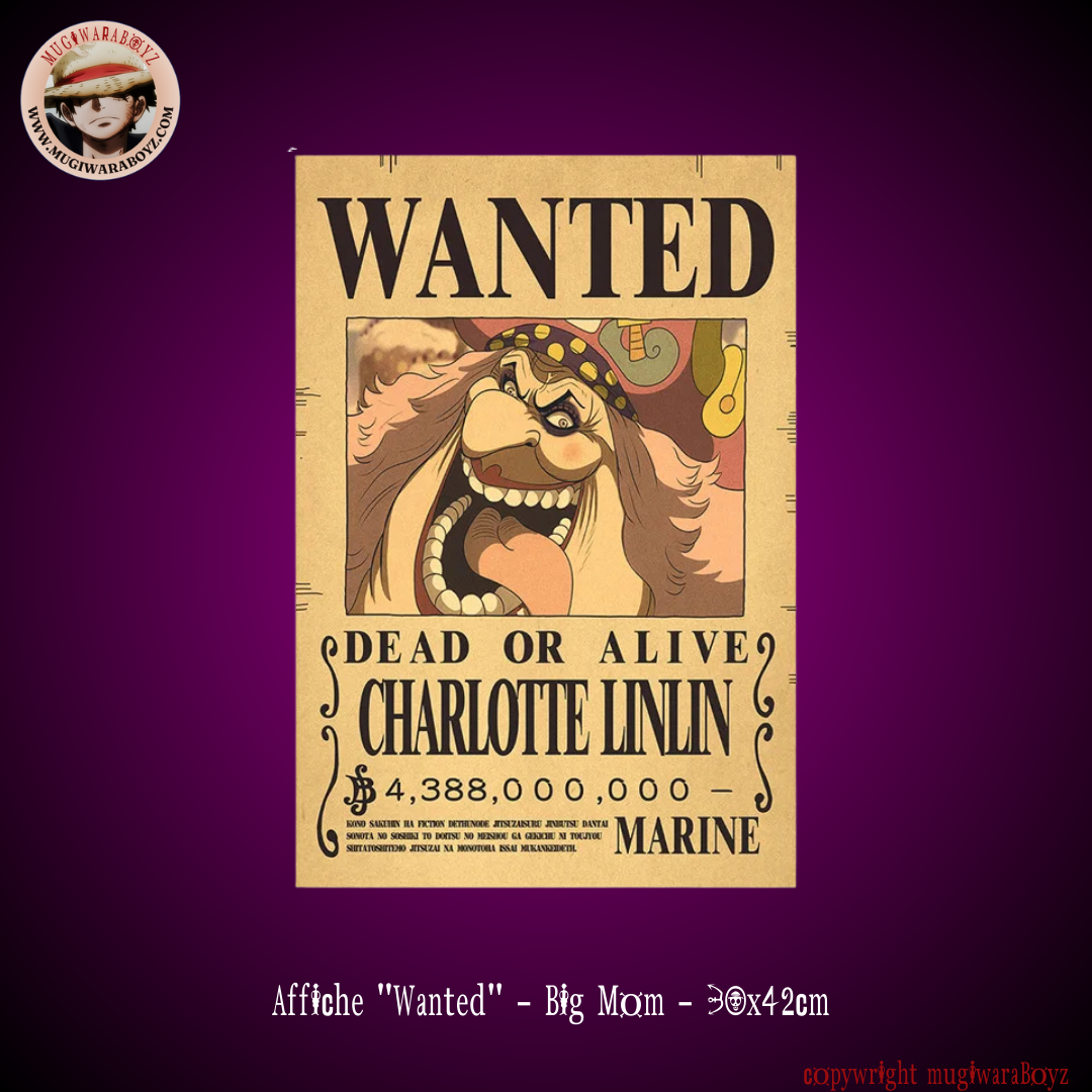 Affiche "Wanted" - Big Mom