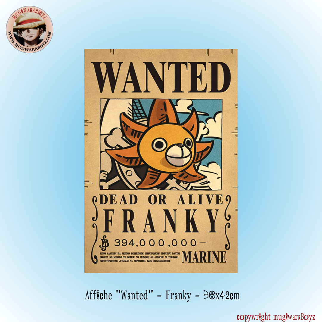 Affiche "Wanted" - Franky