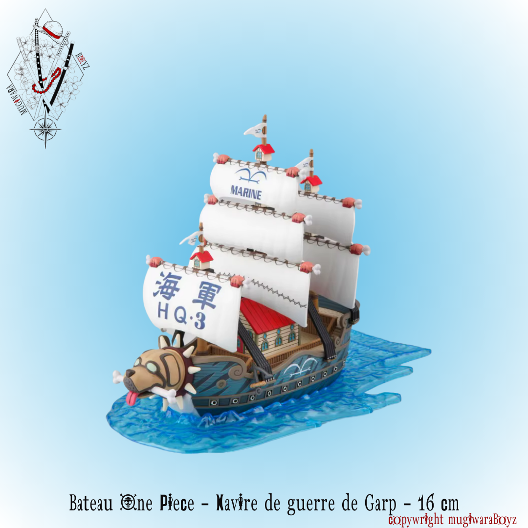 Bateau One Piece - Navire de guerre de Garp