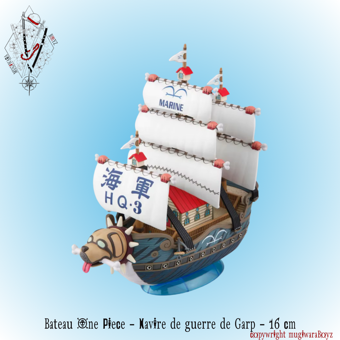 Bateau One Piece - Navire de guerre de Garp