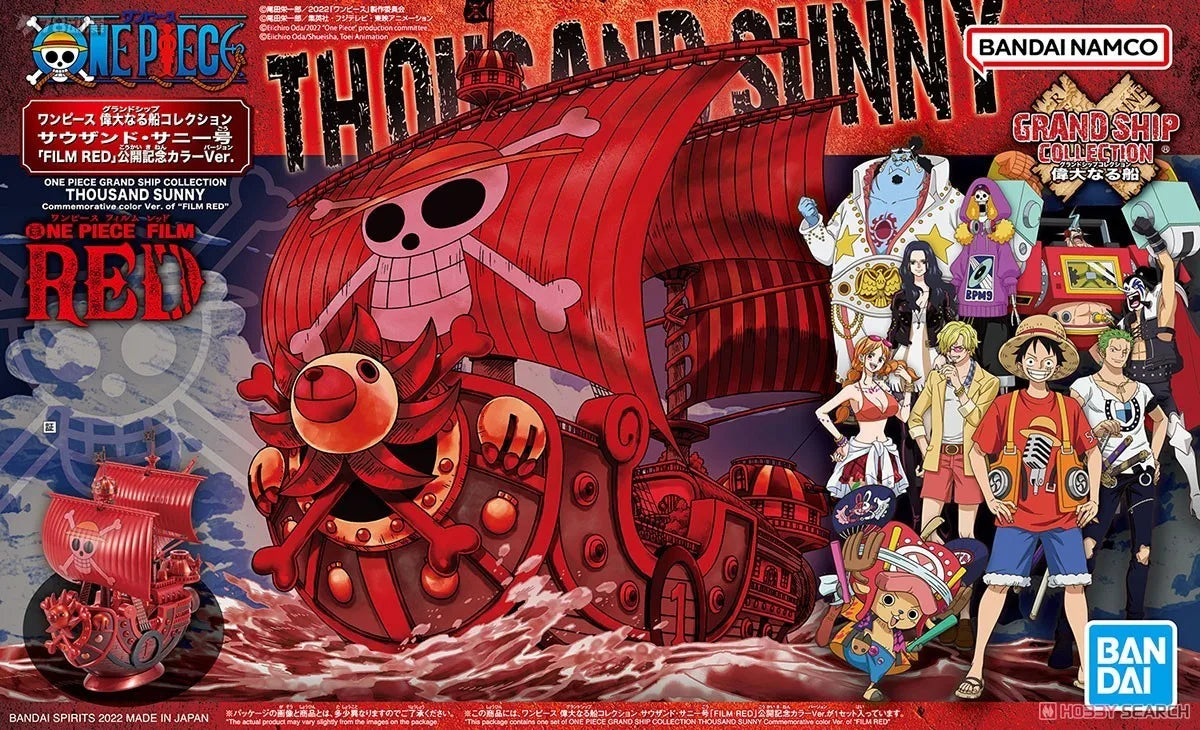 Bateau One Piece - Thousand Sunny RED Edition