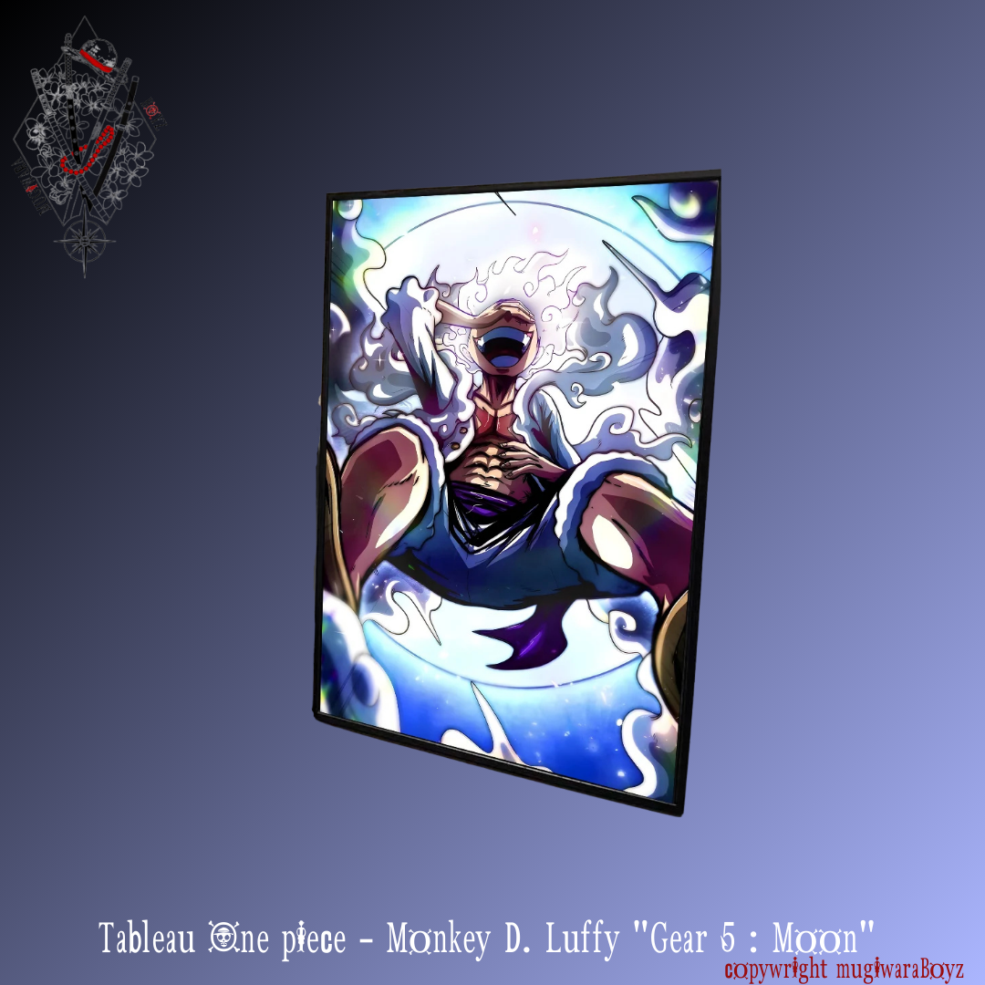 Tableau One piece - Monkey D. Luffy "Gear 5 : Moon"