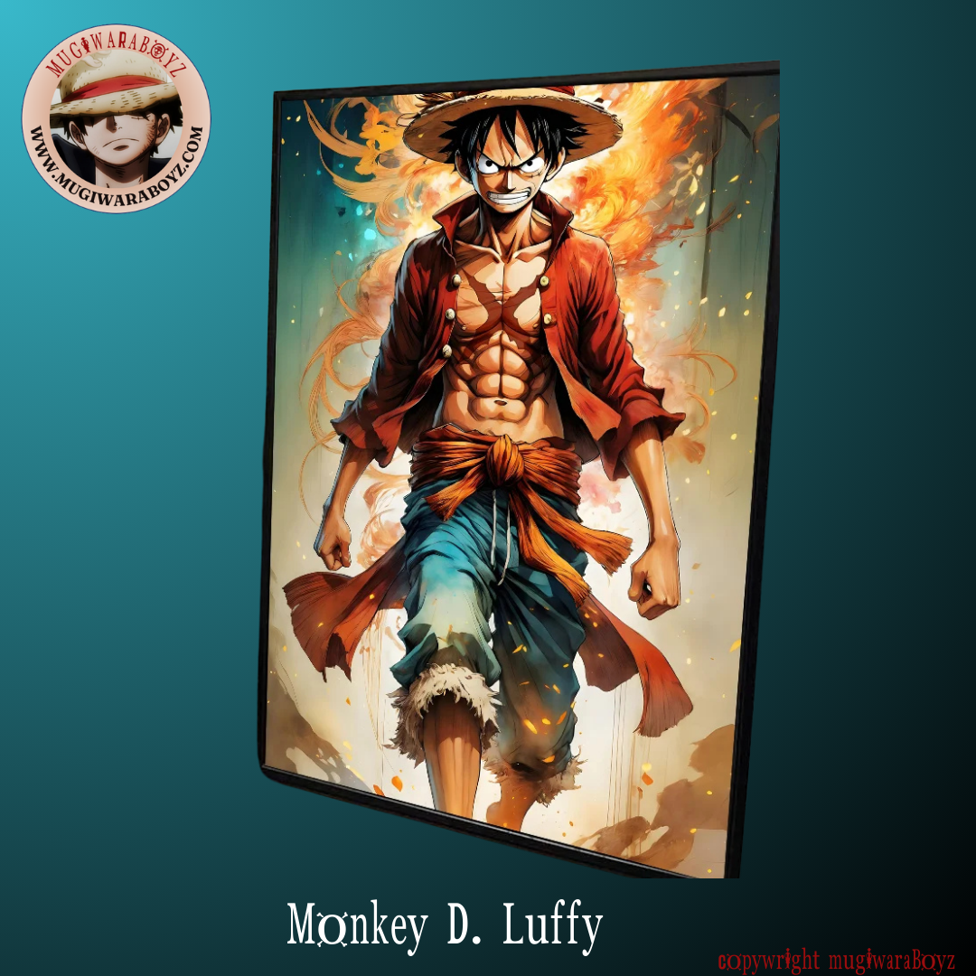 Tableau One piece - Luffy déterminé
