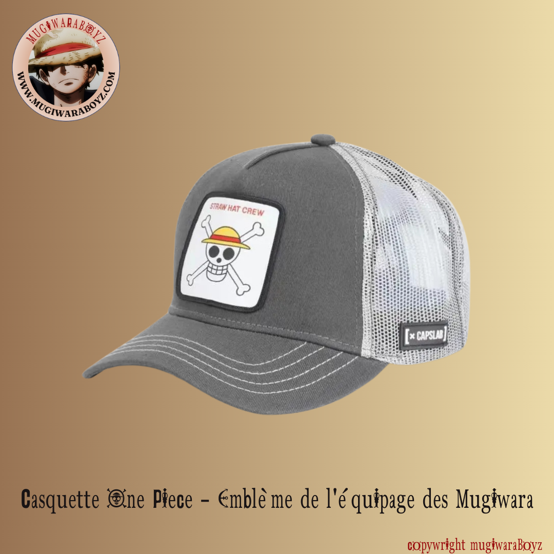 Casquette One Piece - Emblème de l'équipage des Mugiwara