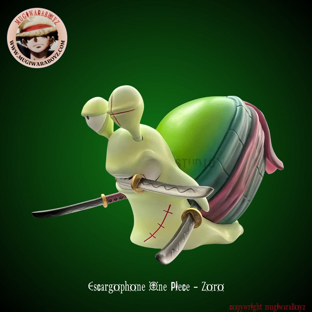 Escargophone One Piece - Zoro "Attaque à trois sabres"