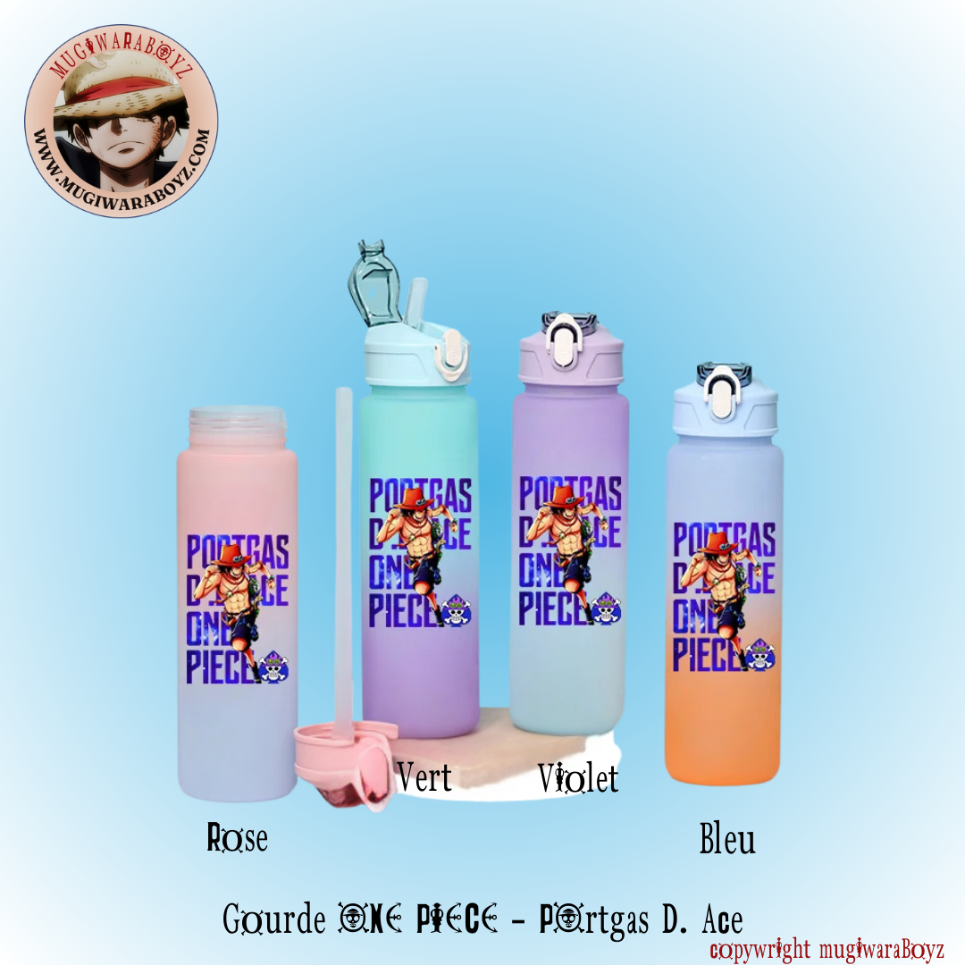 Gourde One Piece - Portgas D. Ace