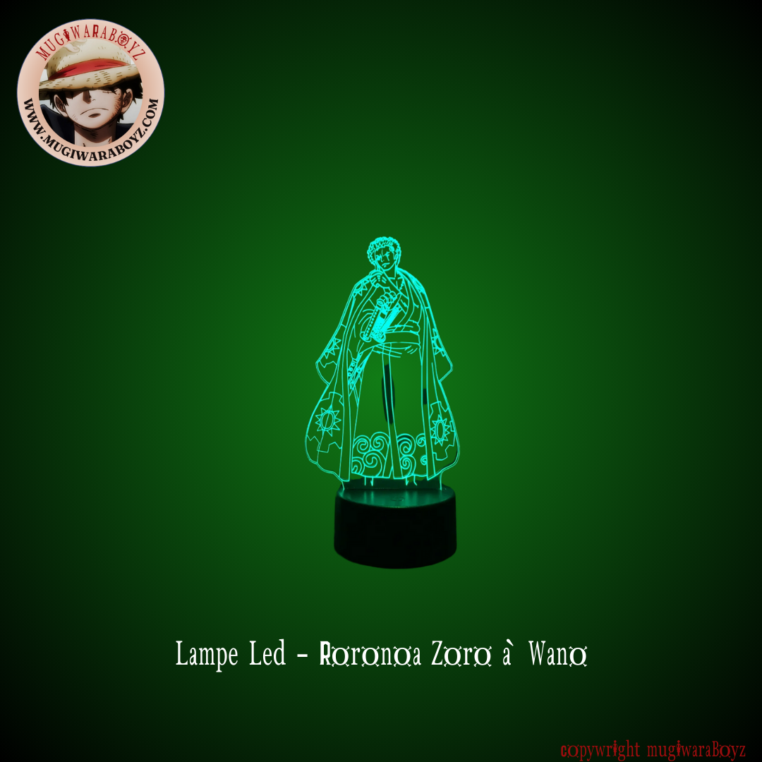 Lampe Led - Roronoa Zoro à Wano