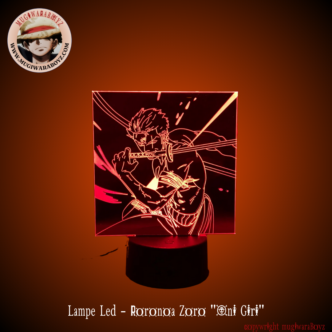 Led Lamp - Roronoa Zoro "Oni Giri"