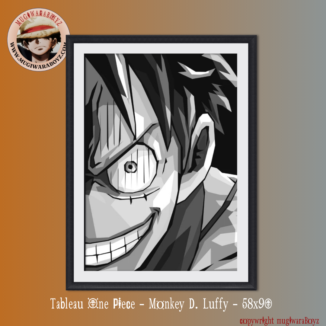 Tableau One Piece - Monkey D. Luffy - 58x90