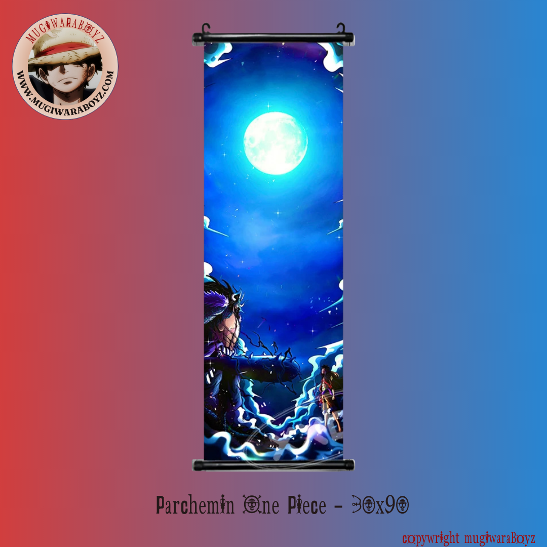 Parchemin One Piece - Kaido vs Luffy