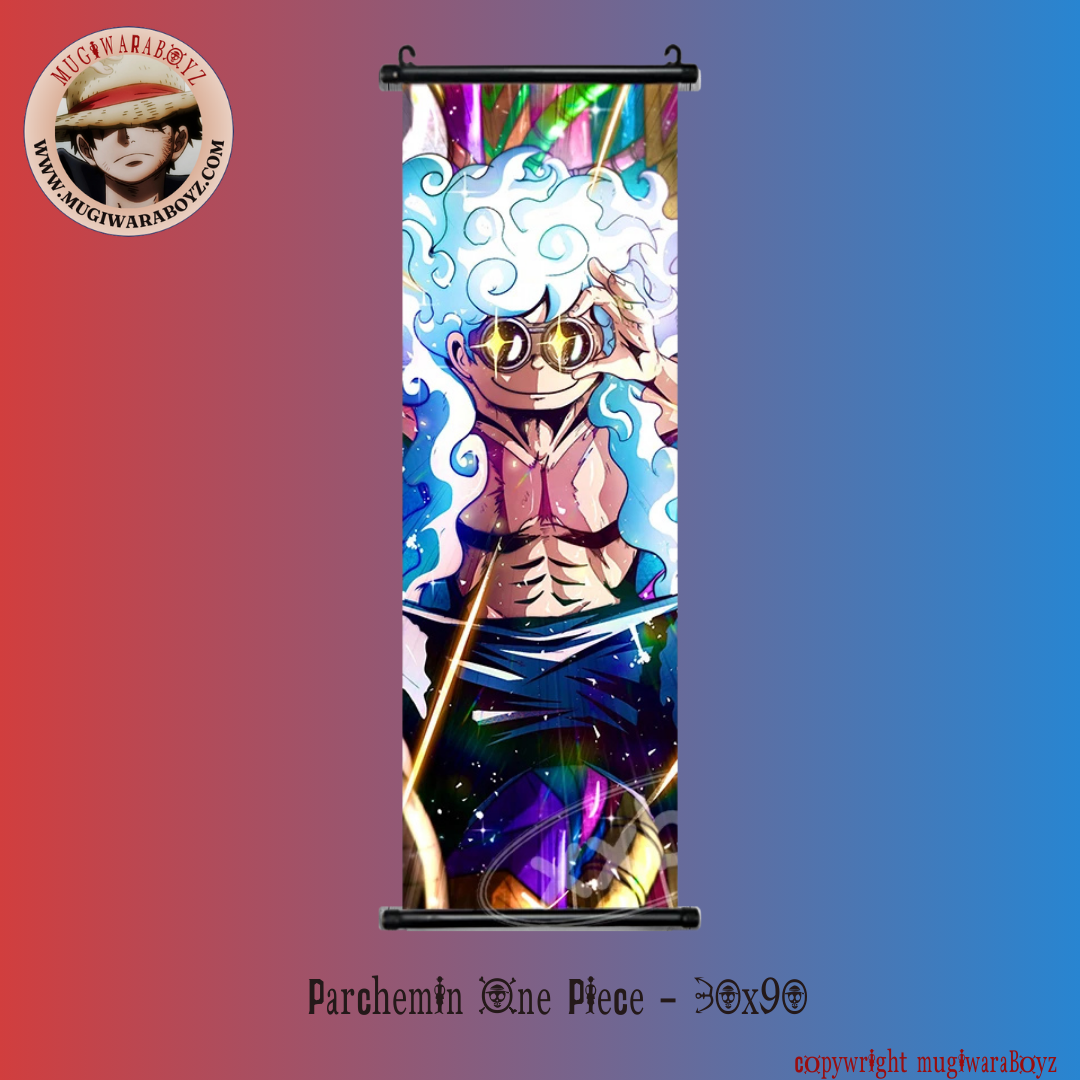 Parchemin One Piece - Luffy "Gear 5 : Fusée"