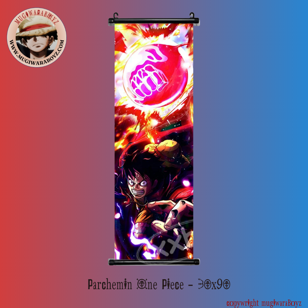 Parchemin One Piece - Monkey D.Luffy "Red Roc"