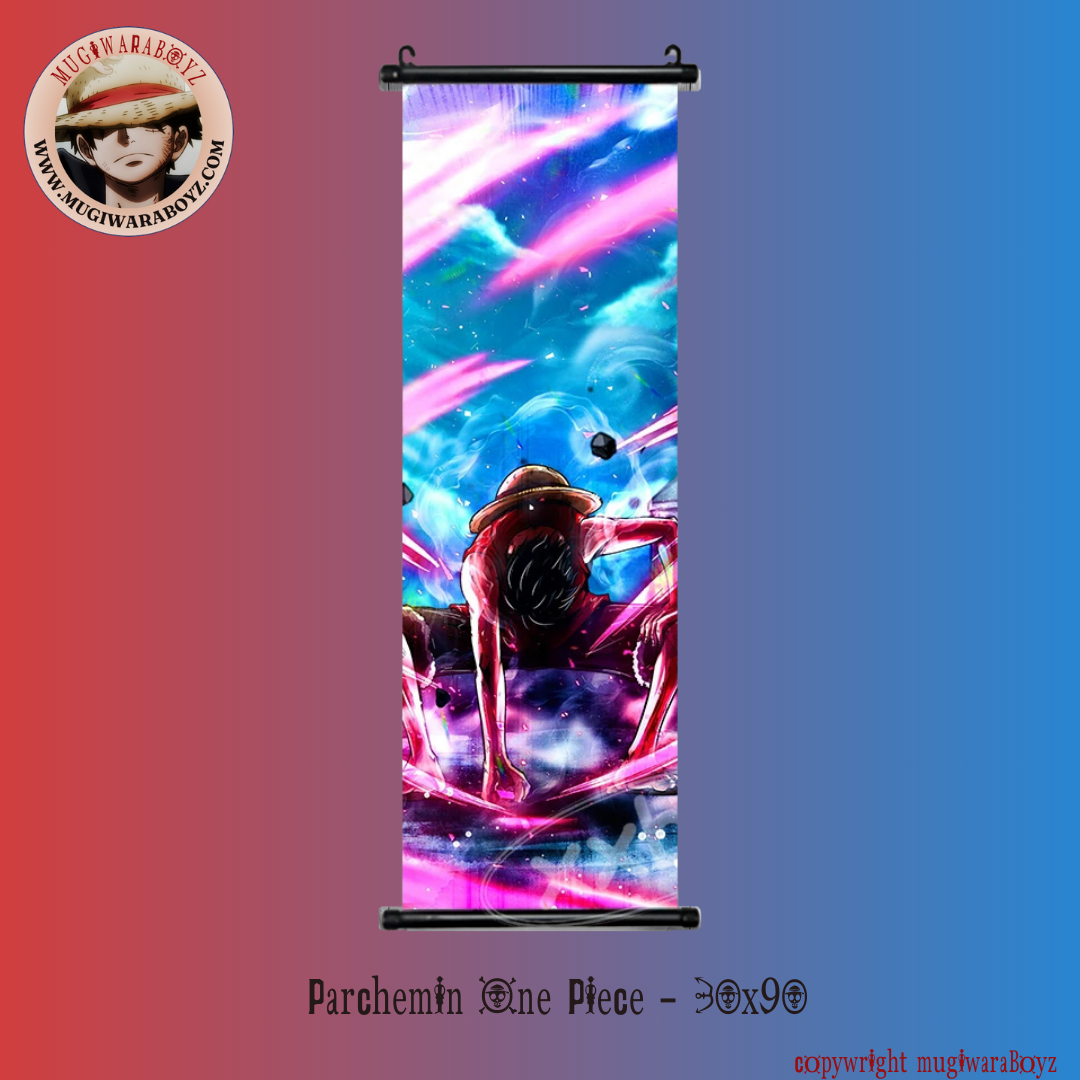 Parchemin One Piece - Luffy "Gear 2nd"