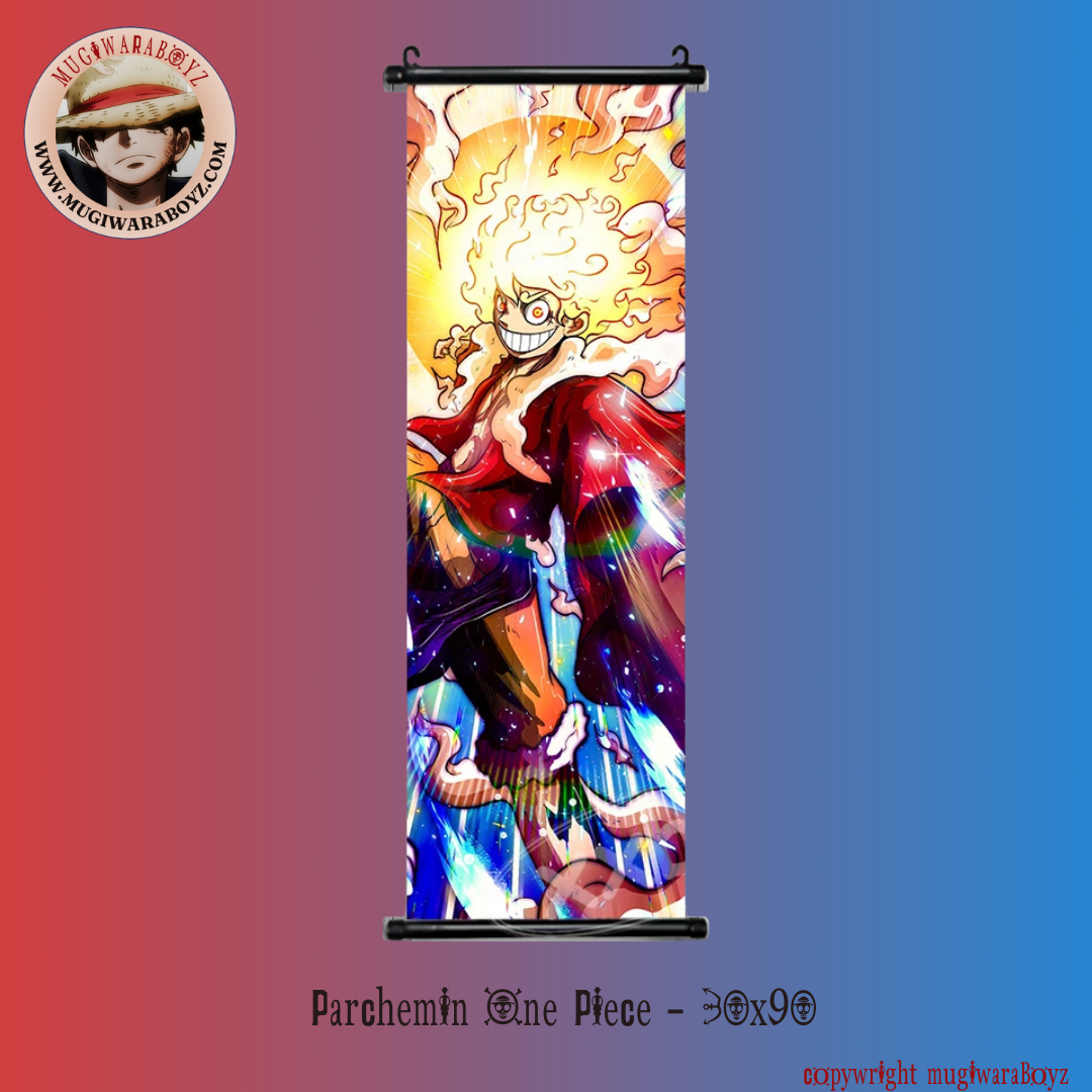 Parchemin One Piece - Monkey D. Luffy "Gear 5 : Sun God"