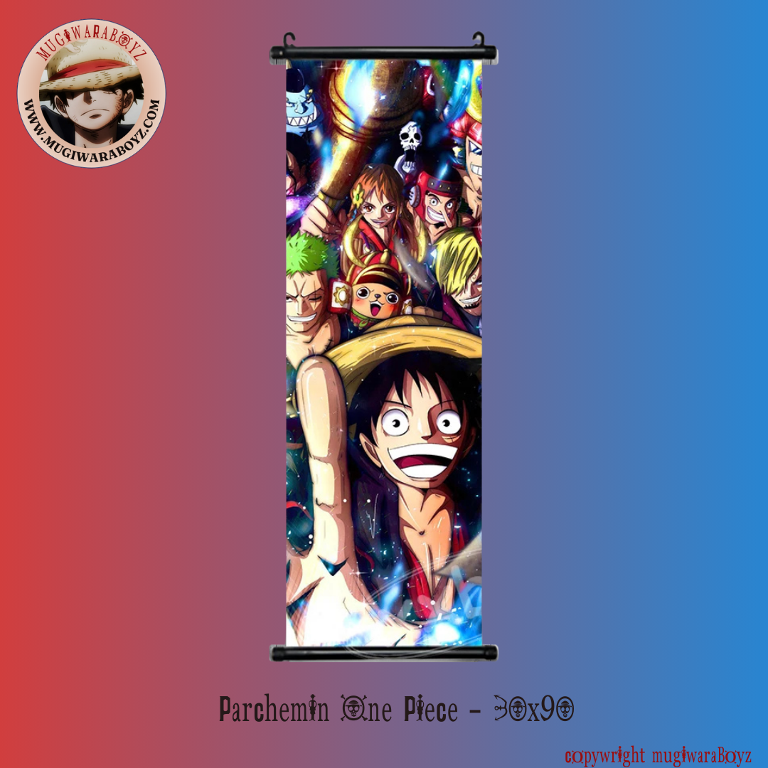 Parchemin One Piece - Equipage des Mugiwara