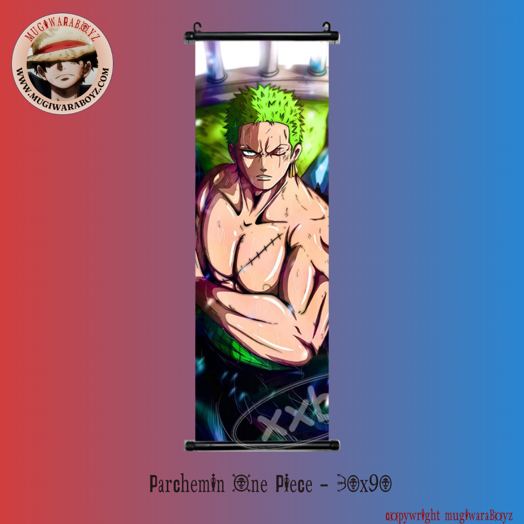 Parchemin One Piece - Roronoa Zoro "Wano Kuni"